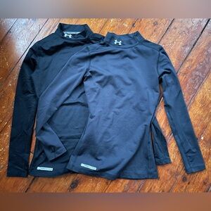 Under Armour Black ColdGear Thermal Tops